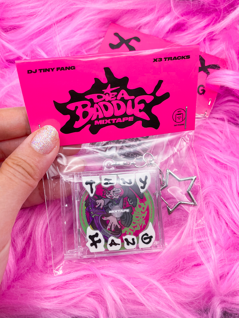 Tiny Fang Mixtape - Mini CD charm